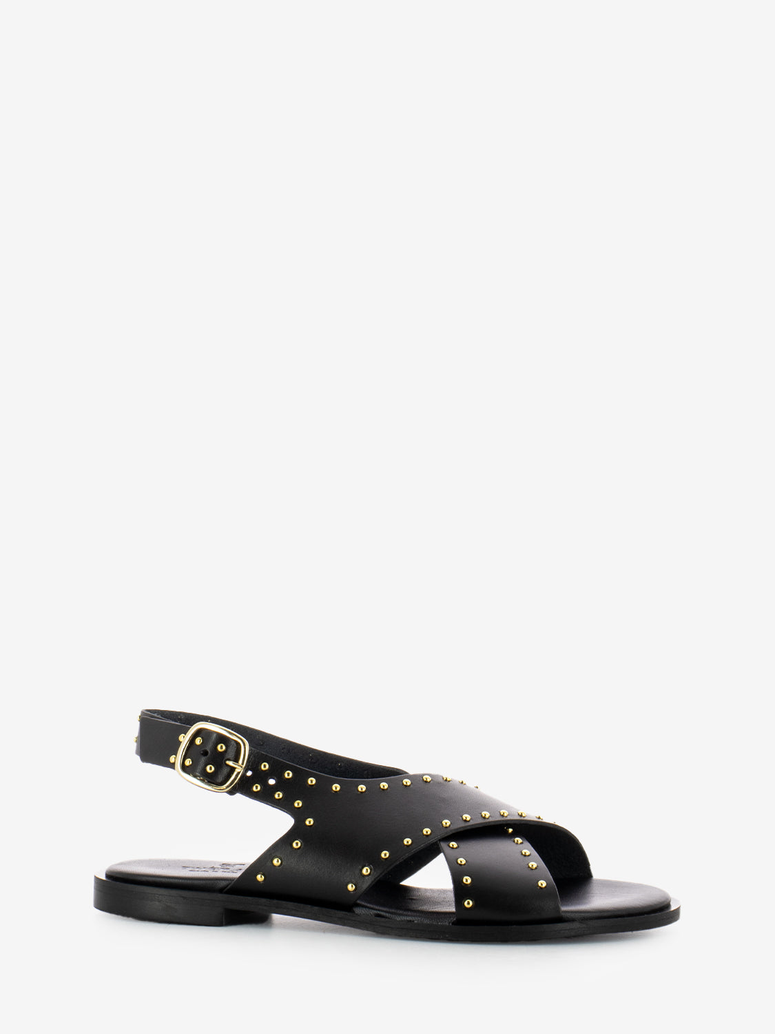 Sandali con borchie nero