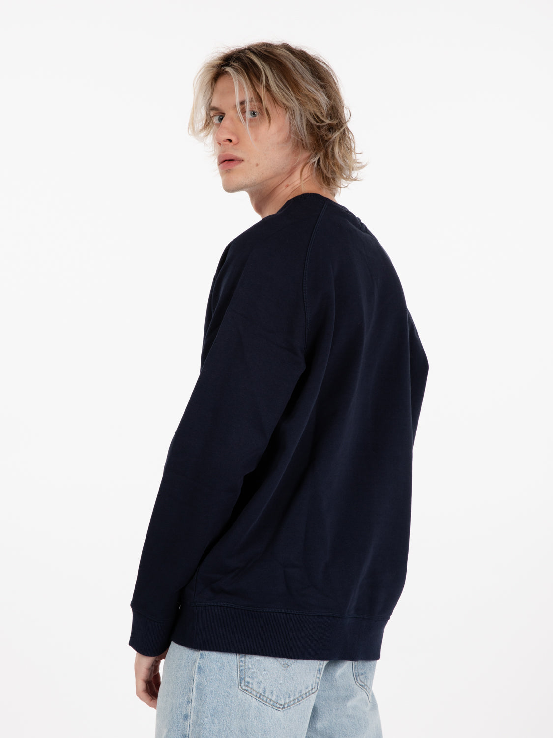 Basic regular crew dark sapphire