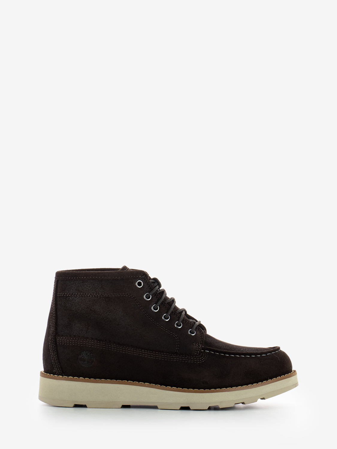 Britton Mills Mid Lace chukka boot dark brown suede