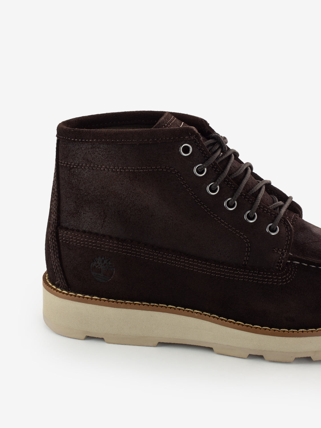 Britton Mills Mid Lace chukka boot dark brown suede