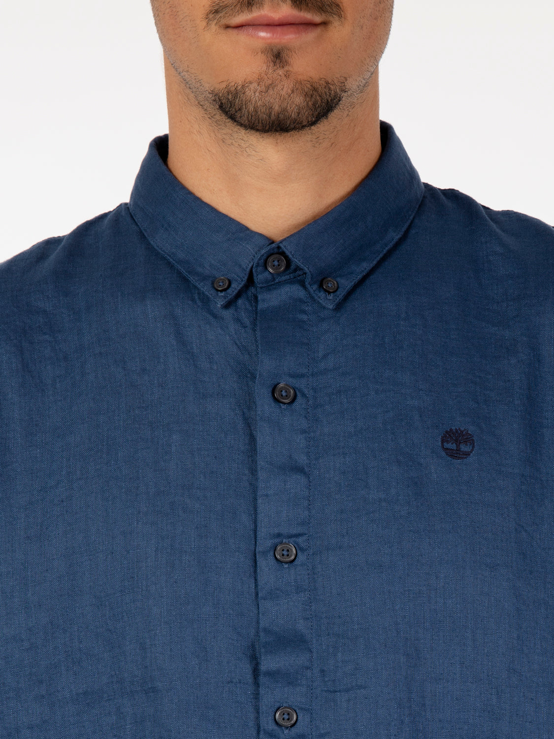 Mill Brooke Dark Denim Linen Shirt
