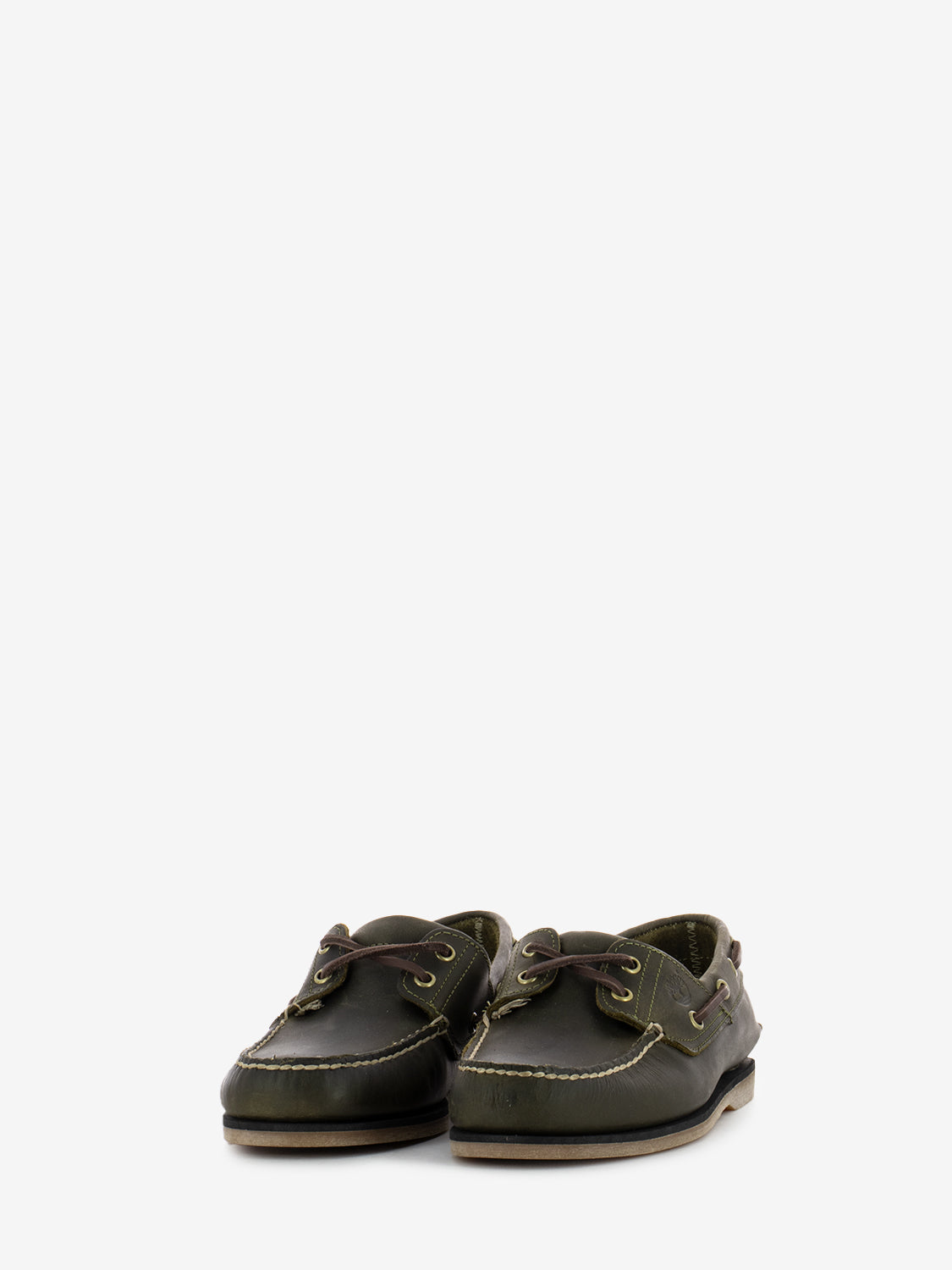 Classic boat shoe olive full grain