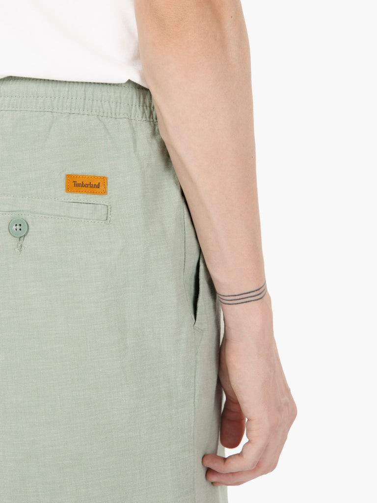 TIMBERLAND - Cotton short green bay
