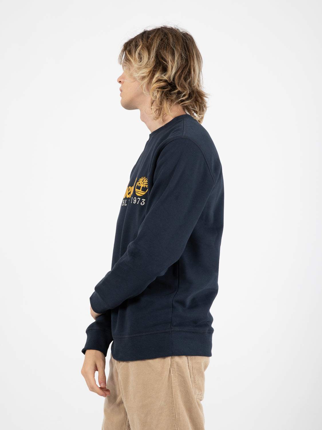 Felpa Est. 1973 crew bb dark sapphire