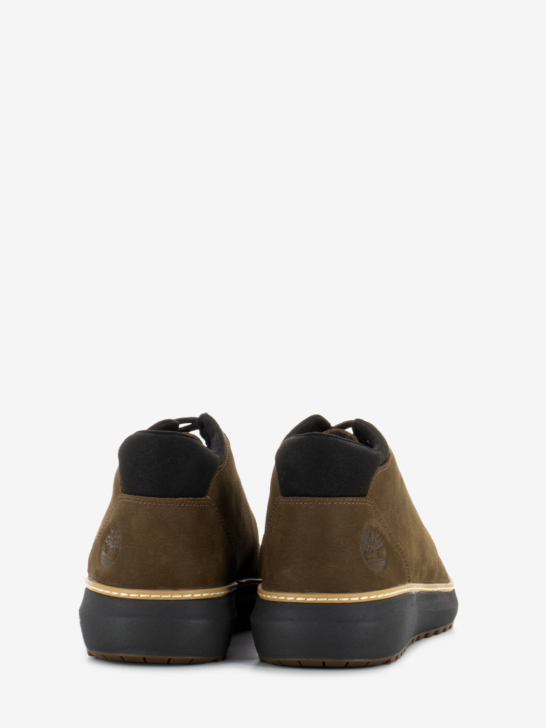Hudson Road mid lace up chukka boat dark brown