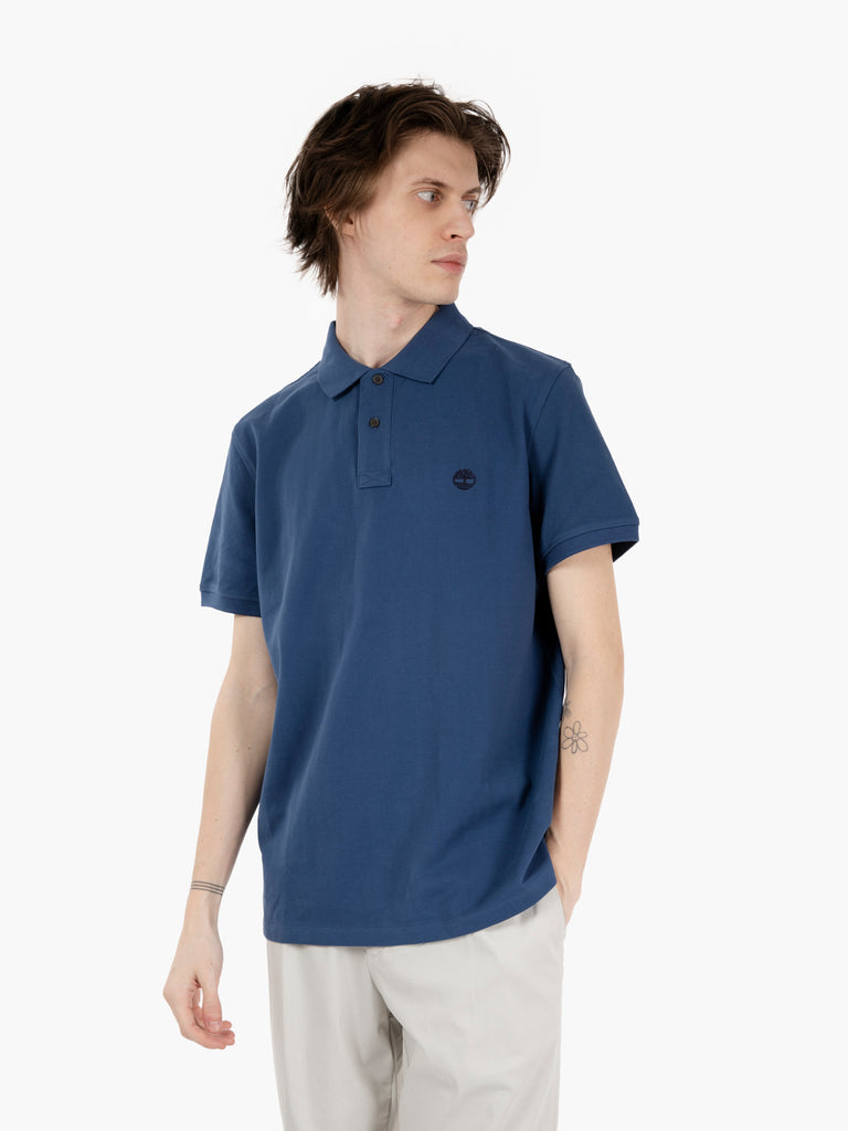 TIMBERLAND - Polo SS Millers River piquet dark denim