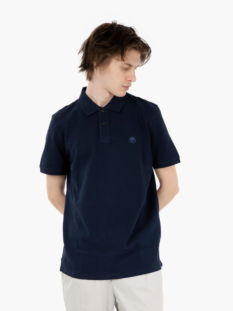TIMBERLAND - Polo SS Millers River piquet dark sapphir
