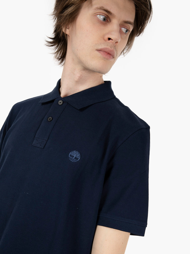 TIMBERLAND - Polo SS Millers River piquet dark sapphir