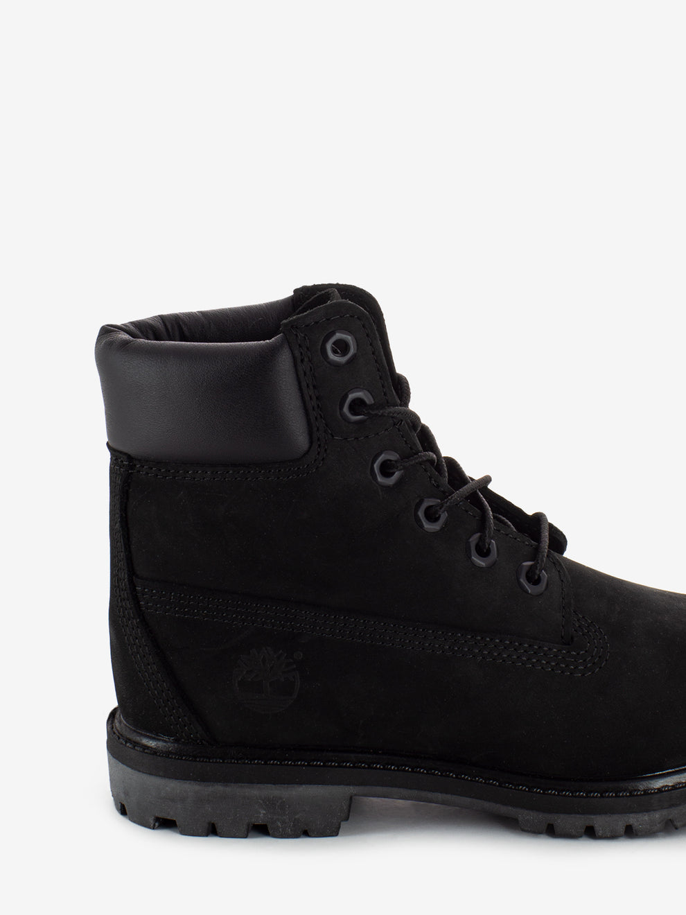 Premium 6 inch lace up black