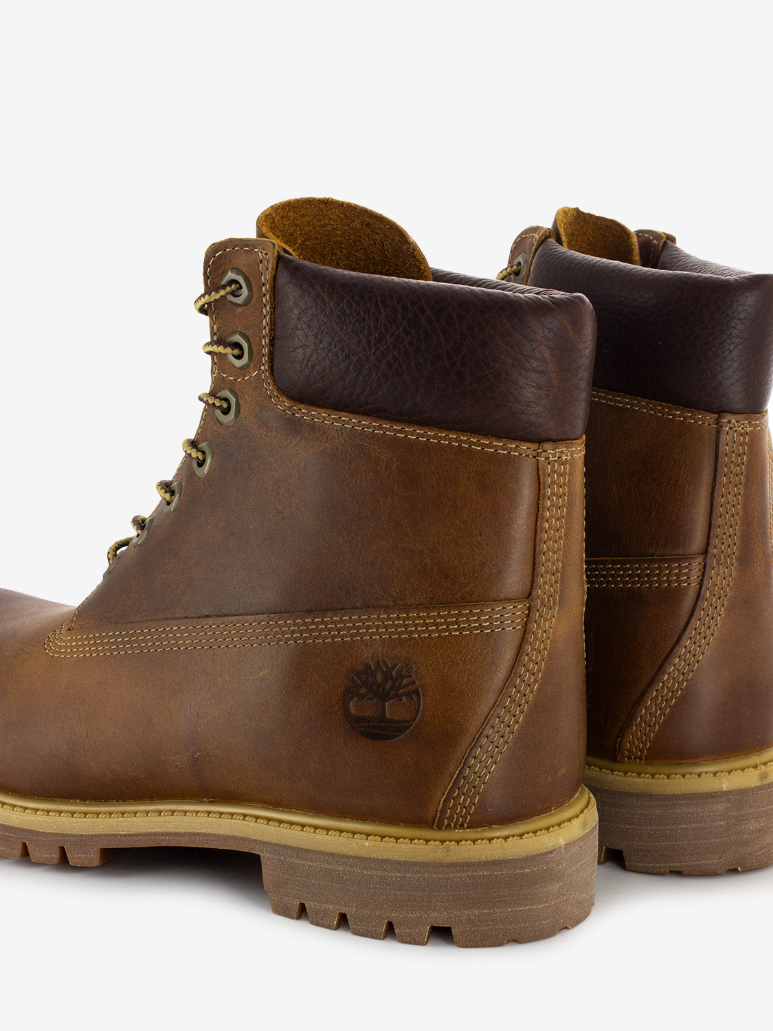 Premium 6 inch lace up waterproof boot brown