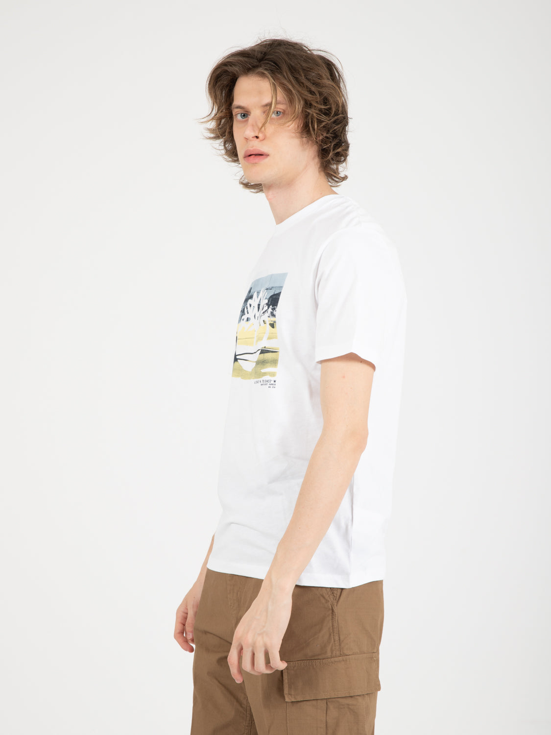SS Coast Graphic Tee white