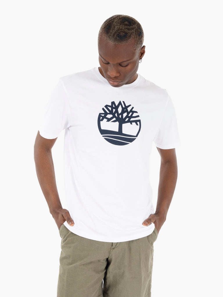 TIMBERLAND - T-shirt Kennebec River Tree Logo white