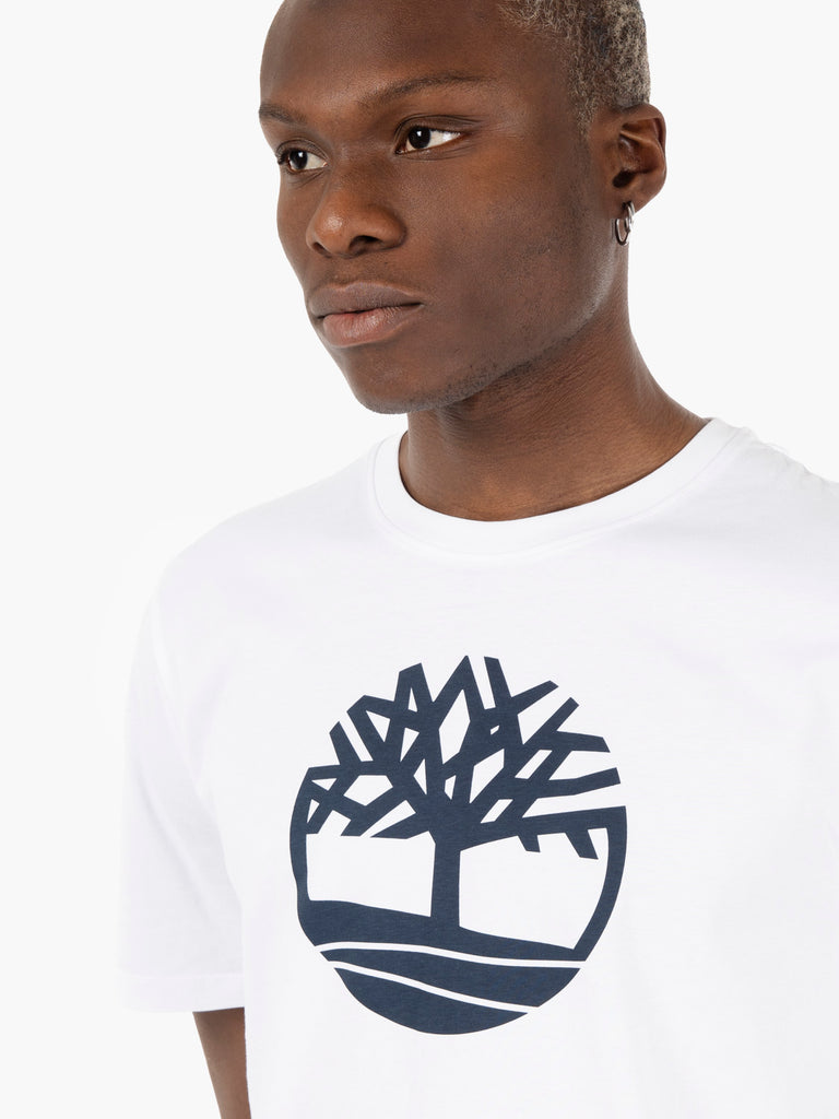 TIMBERLAND - T-shirt Kennebec River Tree Logo white