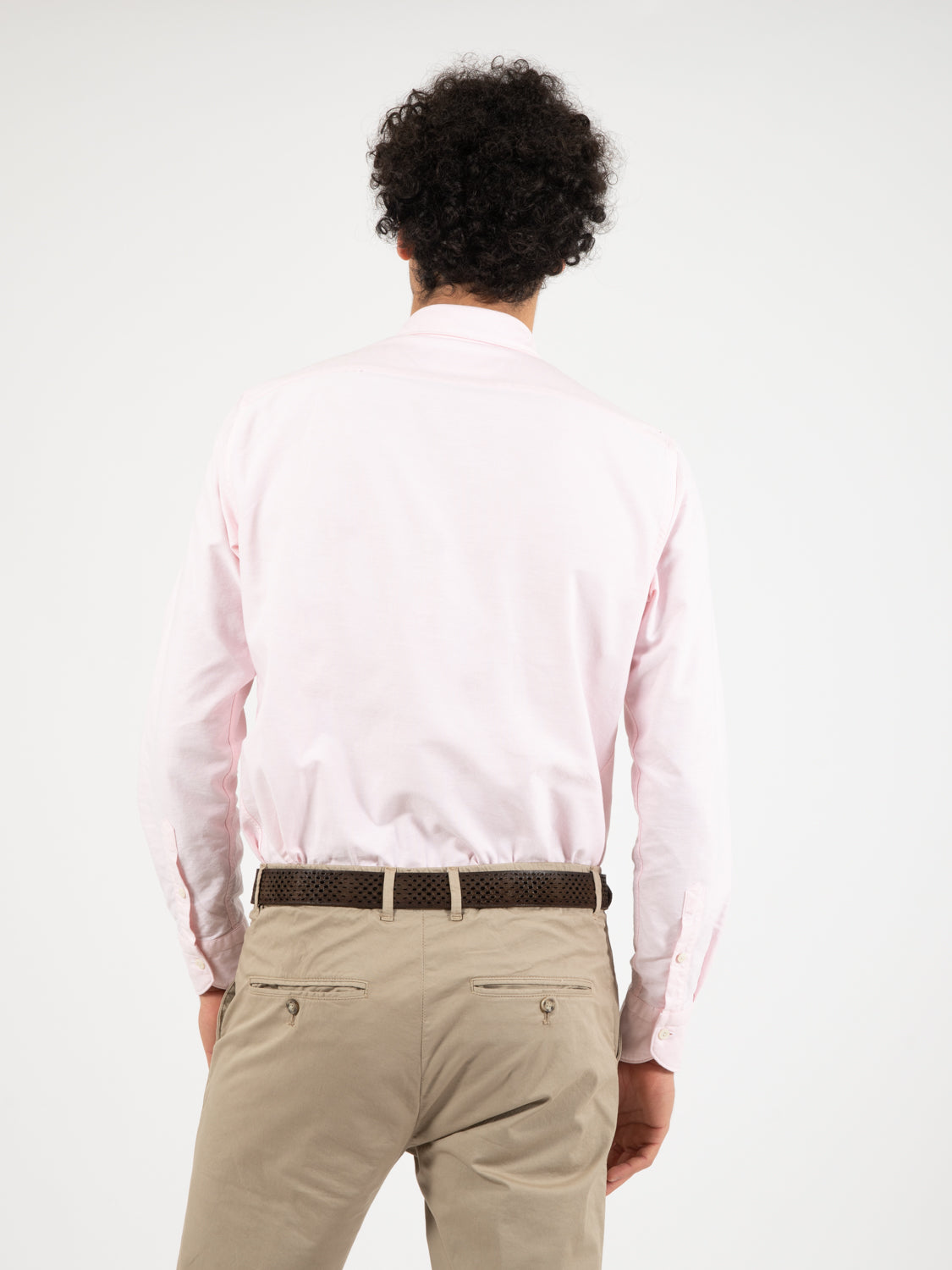 Camicia cotone oxford rosa