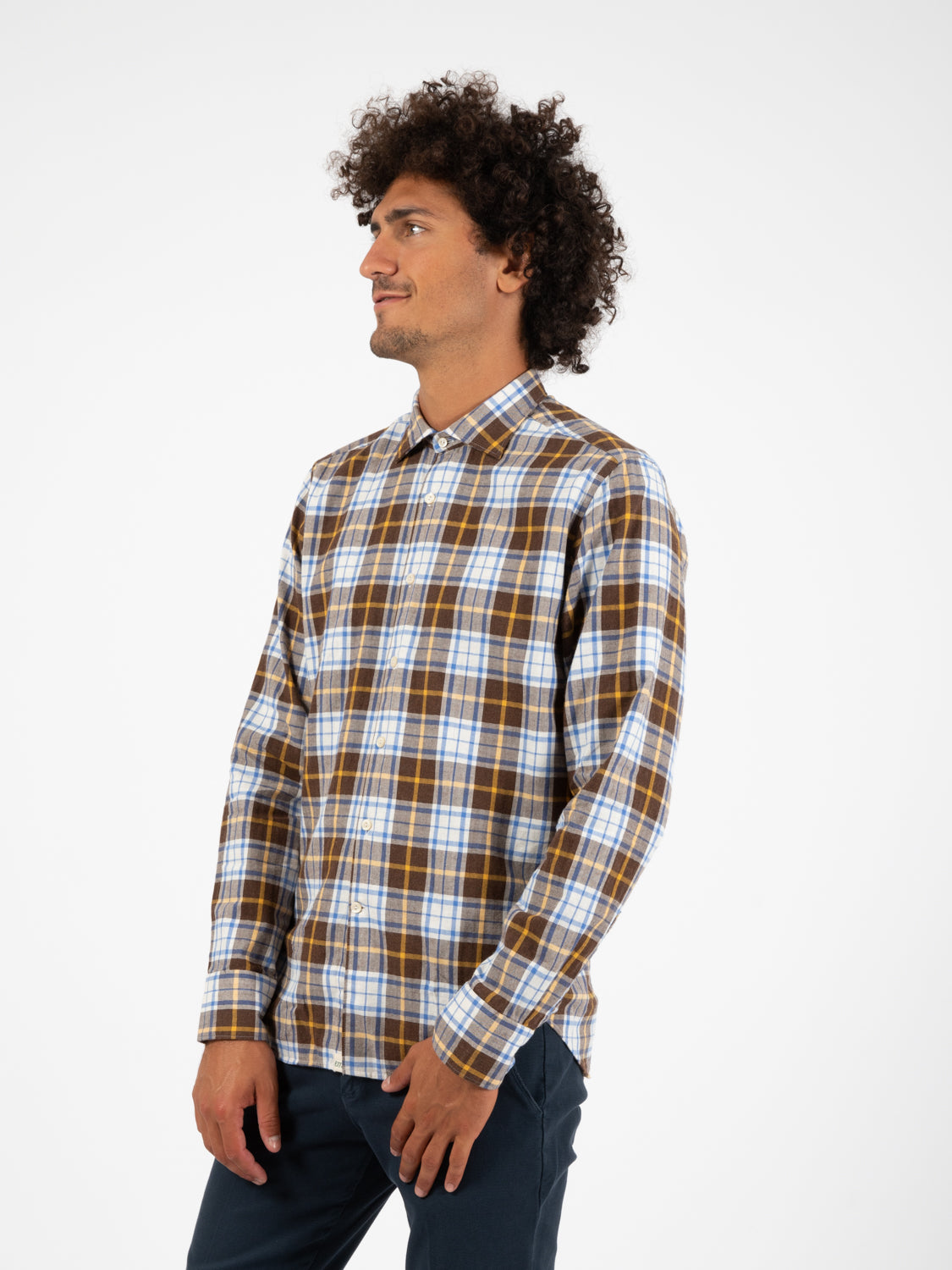 Camicia tartan moro / blu