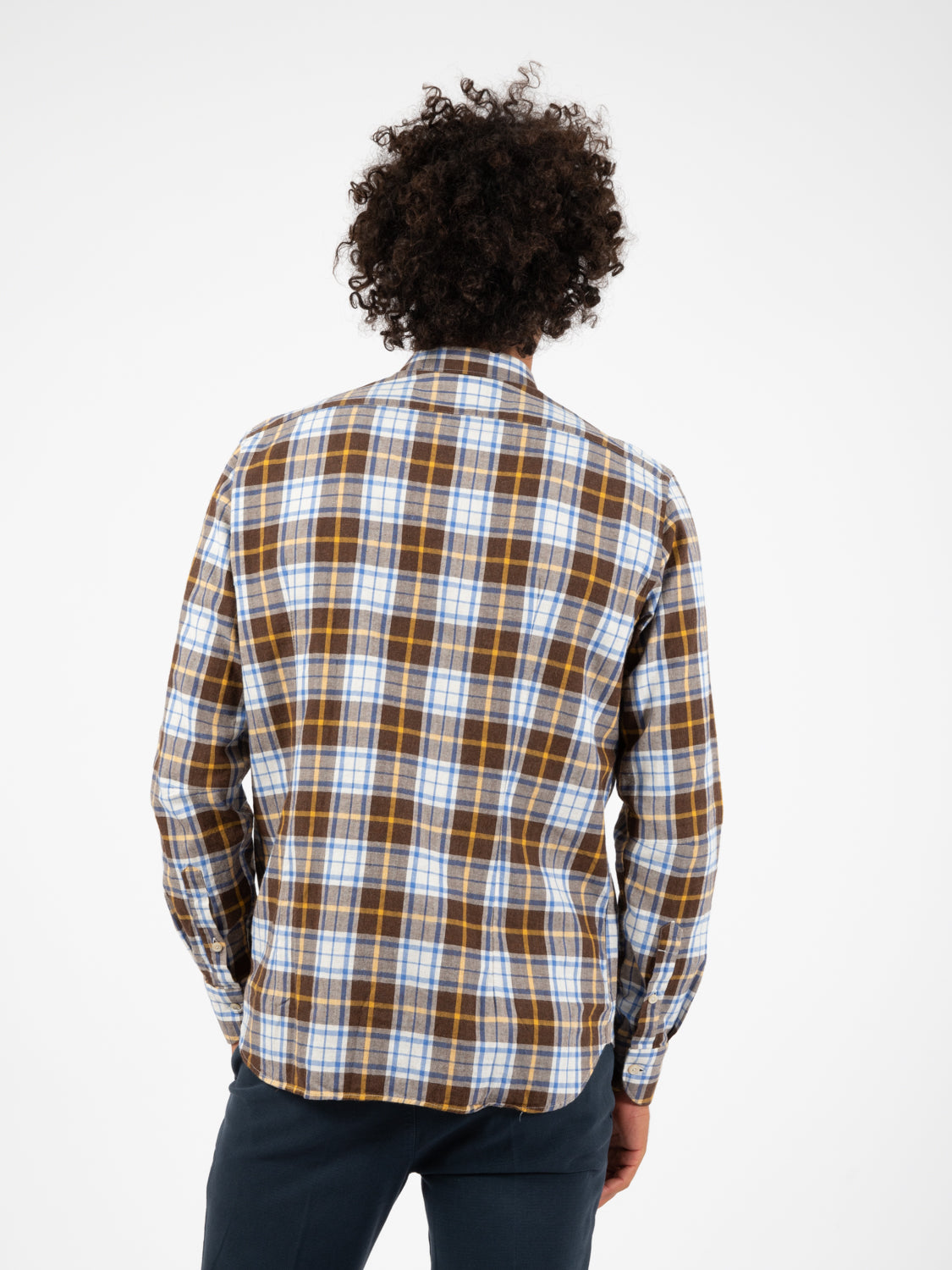 Camicia tartan moro / blu