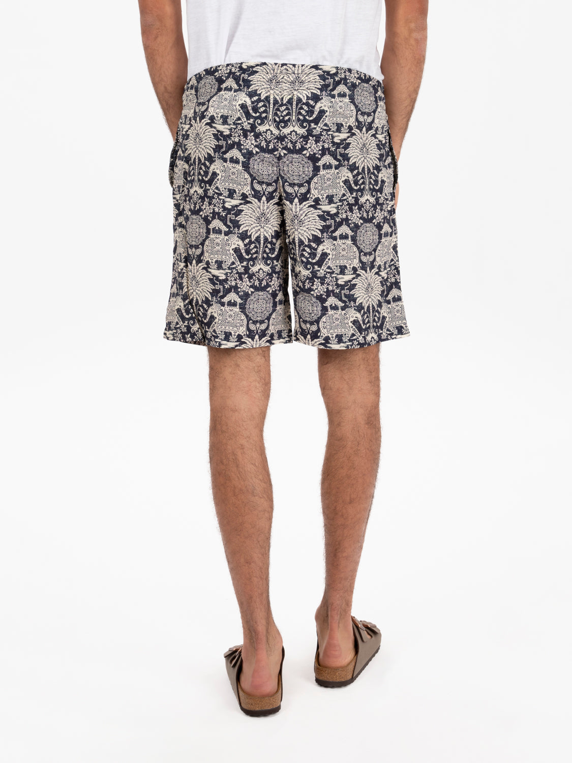 Bermuda rayon Mirissa navy
