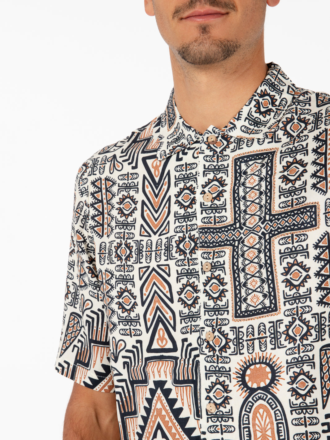St Cruz Off White Short Sleeve Shirt