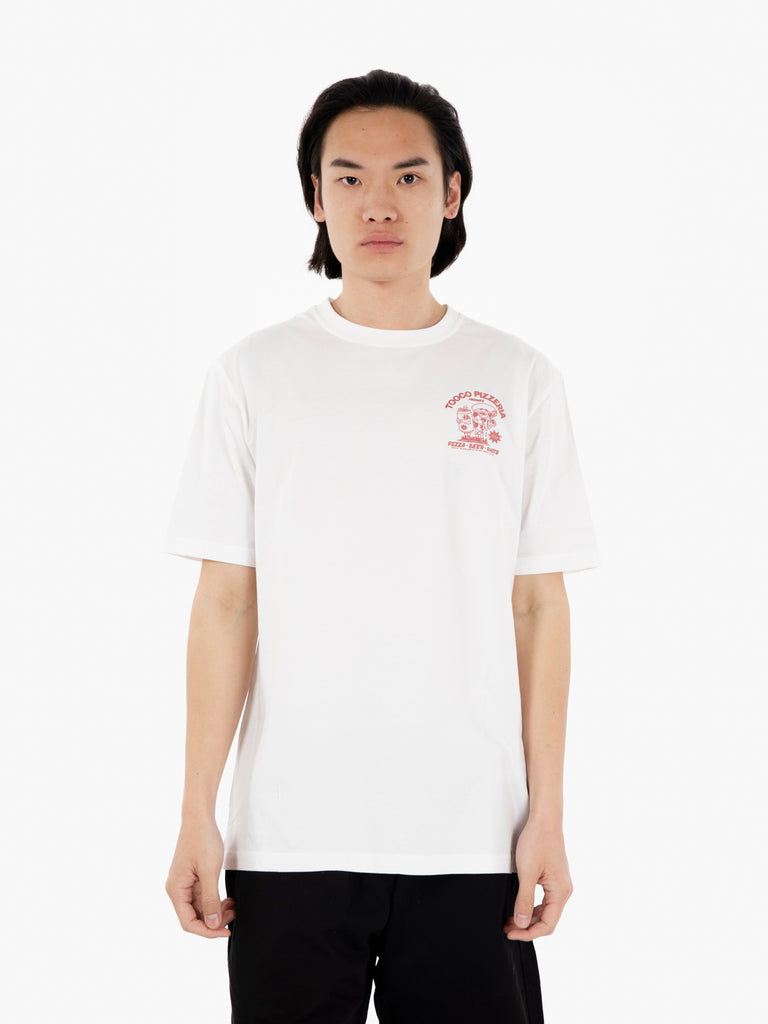 TOOCO BEACHWEAR - T-shirt pizzeria off white