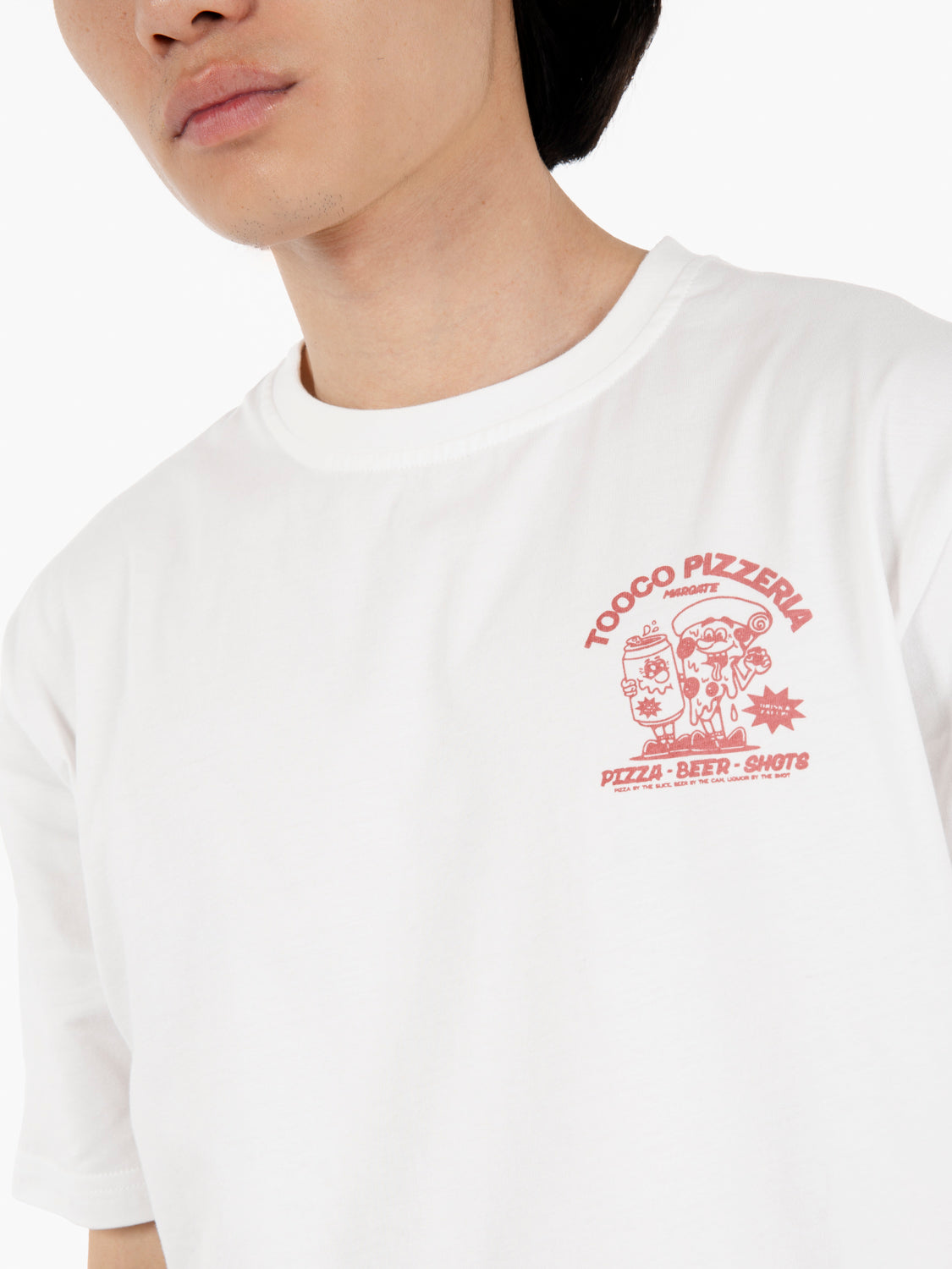 T-shirt pizzeria off white
