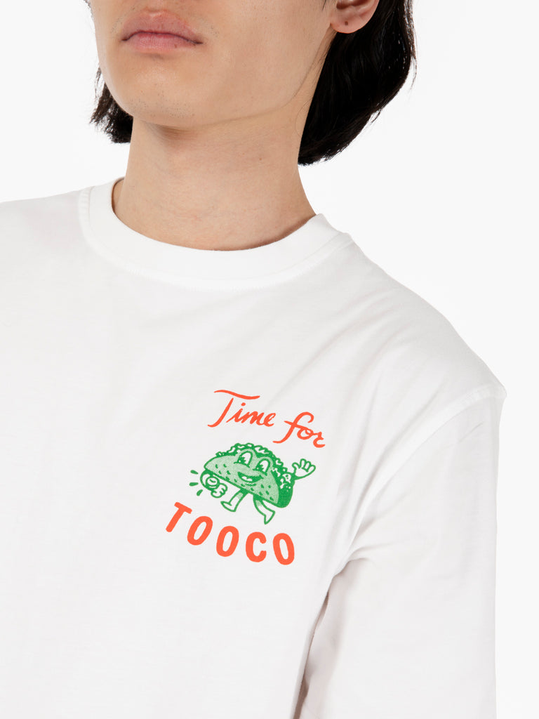 TOOCO BEACHWEAR - T-shirt Time Fot off white