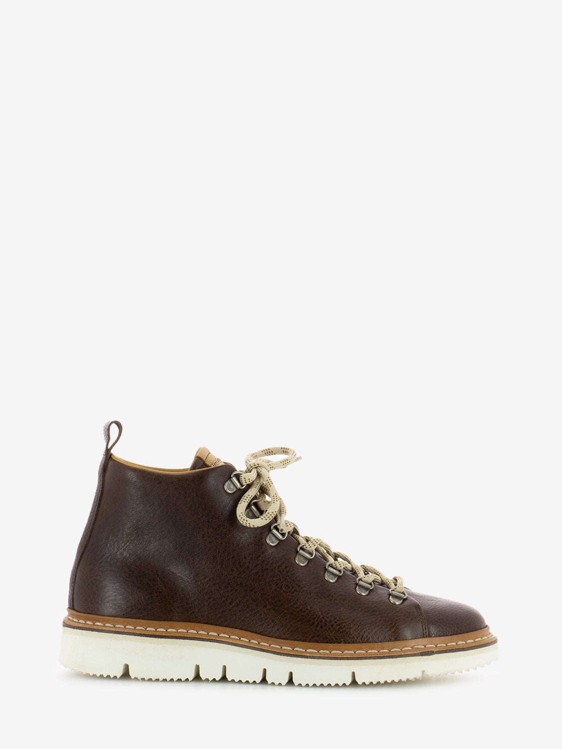 Vis Alpha high boots in dark brown leather