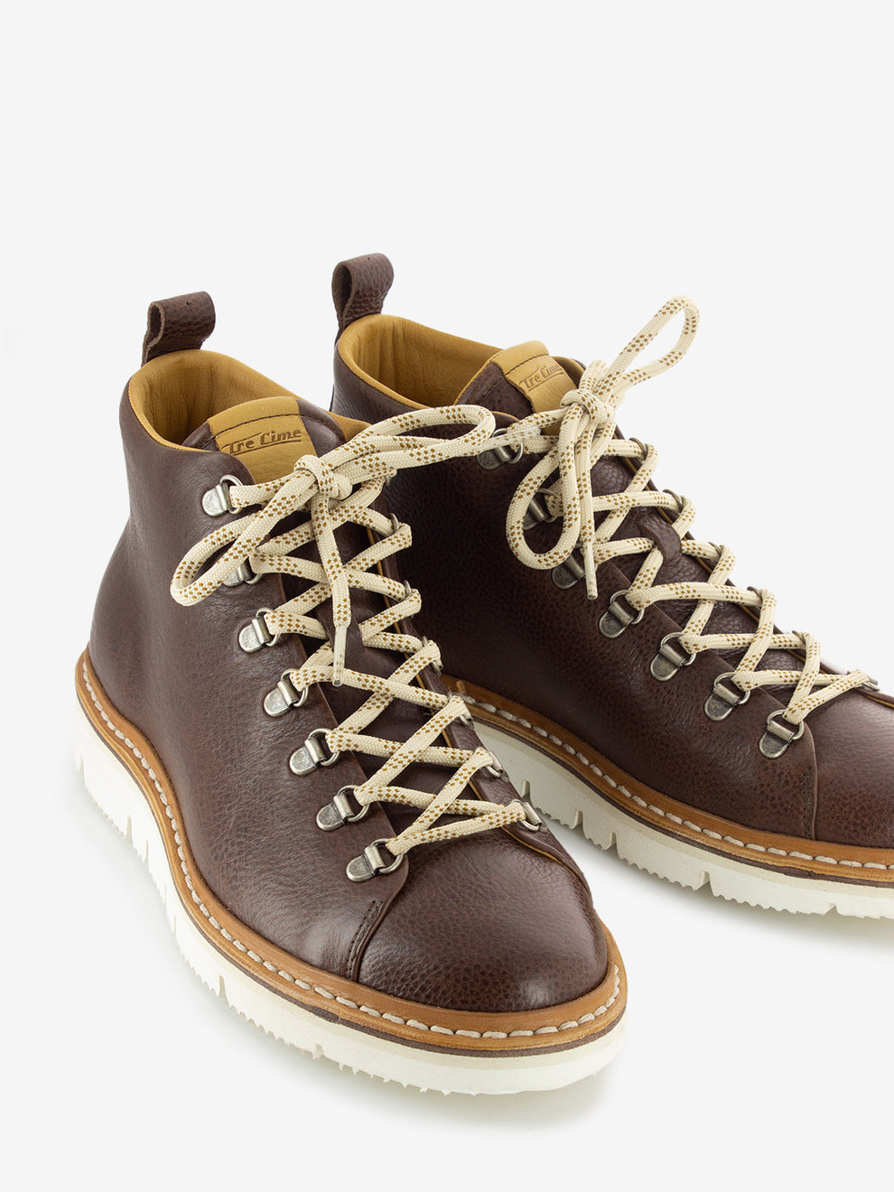 Vis Alpha high boots in dark brown leather