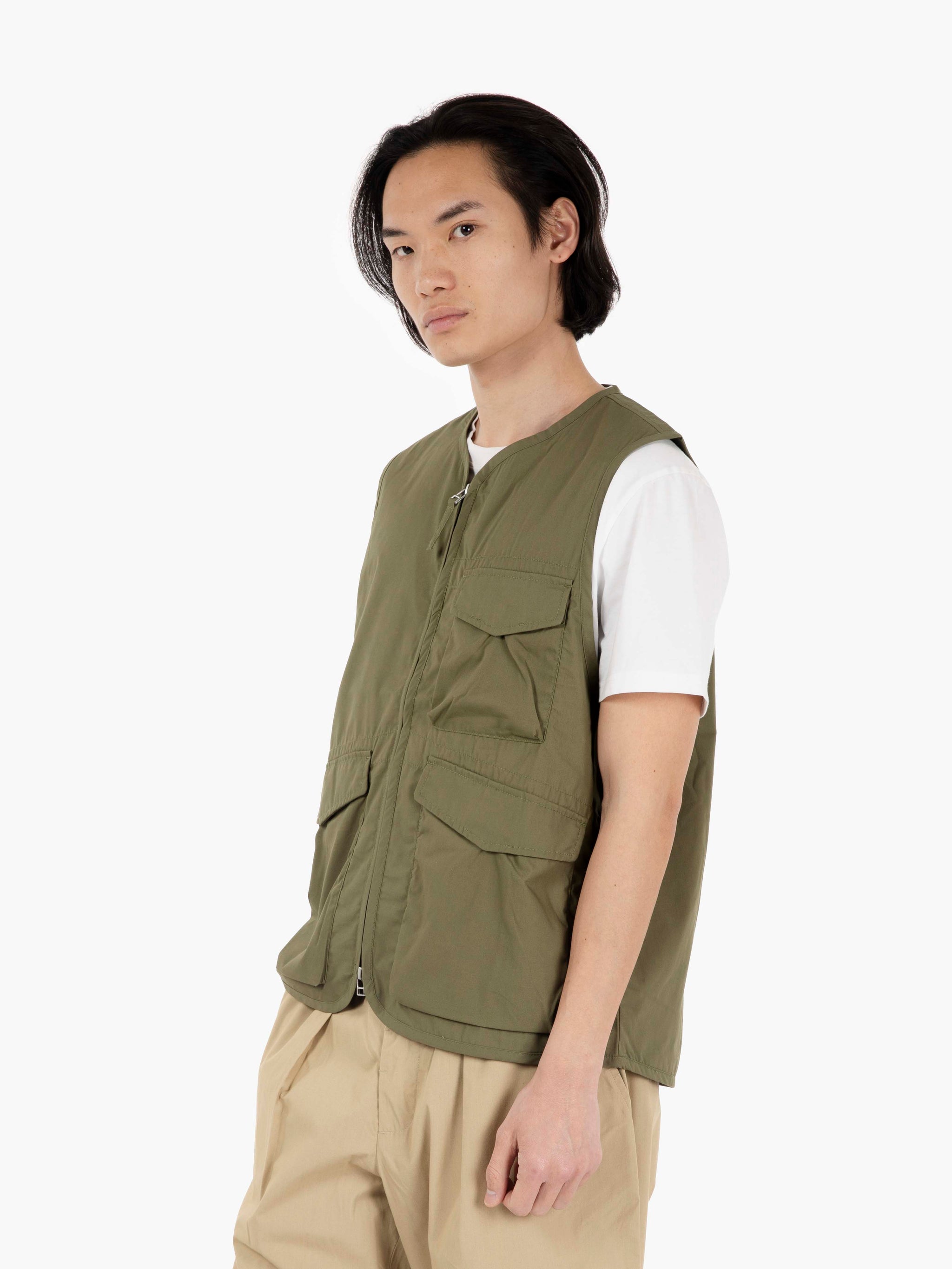Gilet parachute liner olive
