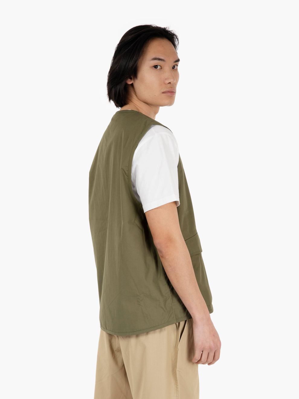 Olive Parachute Liner Vest