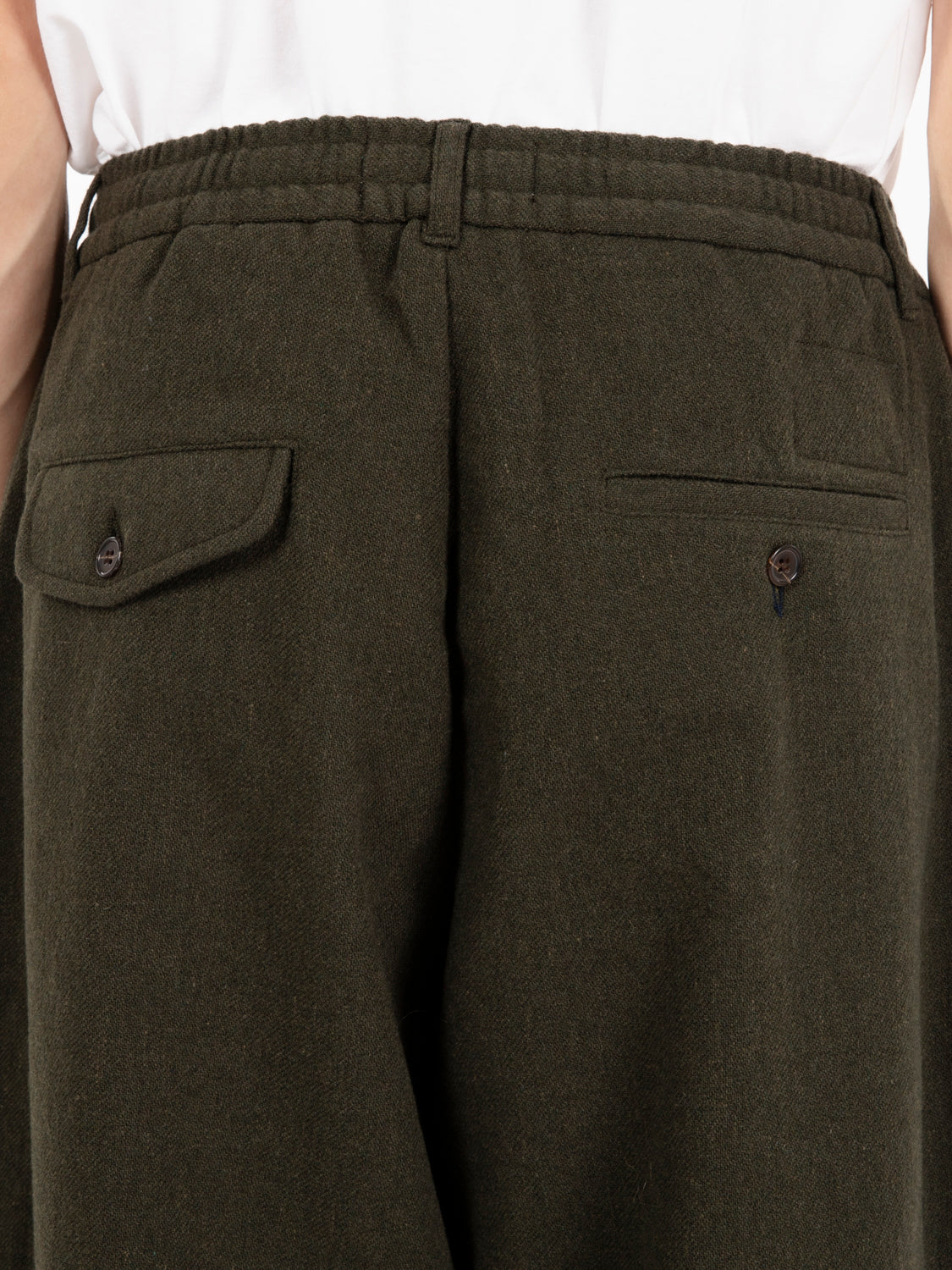 Pantaloni oxford olive