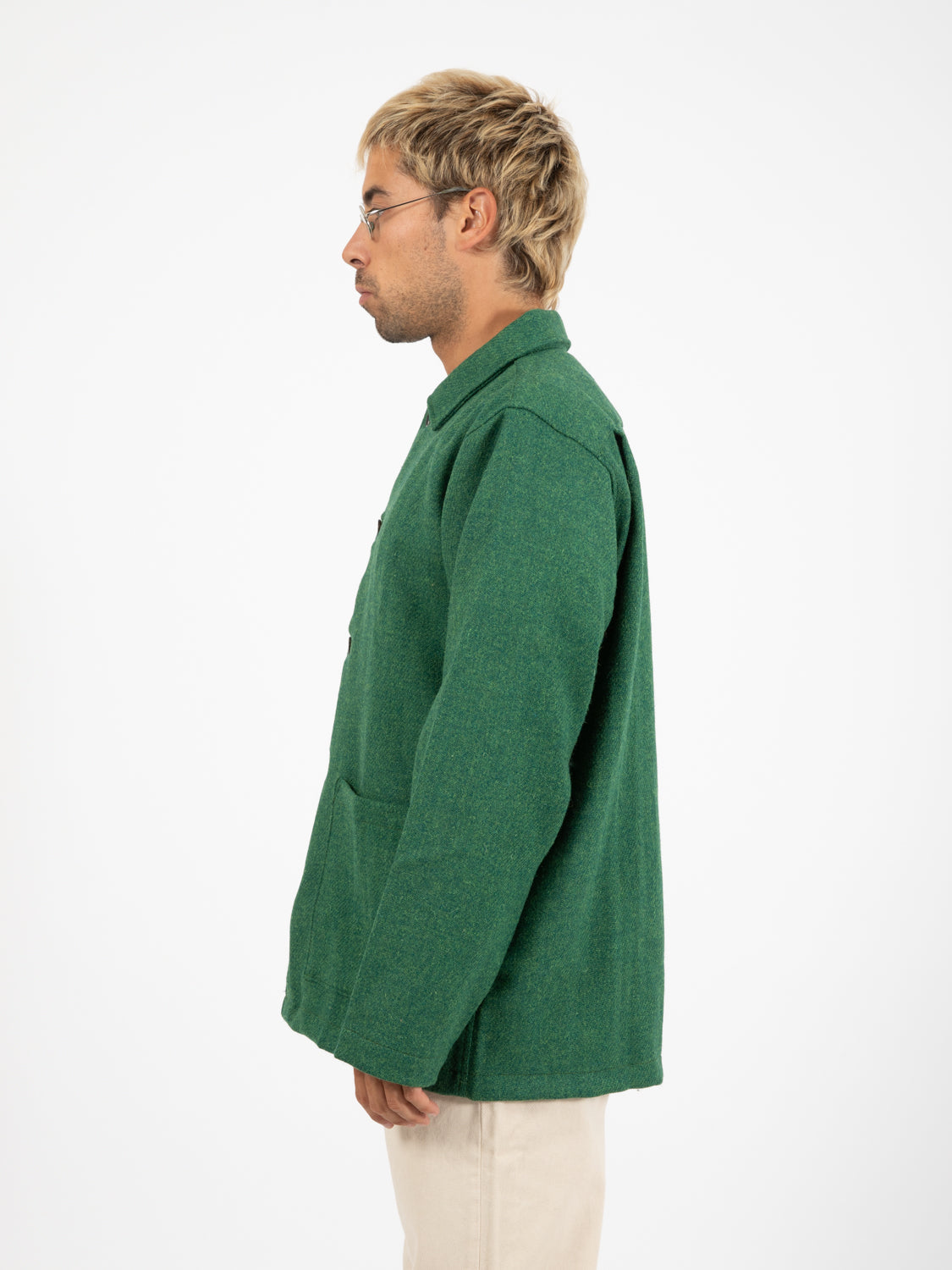 Easy over jacket green overshirt