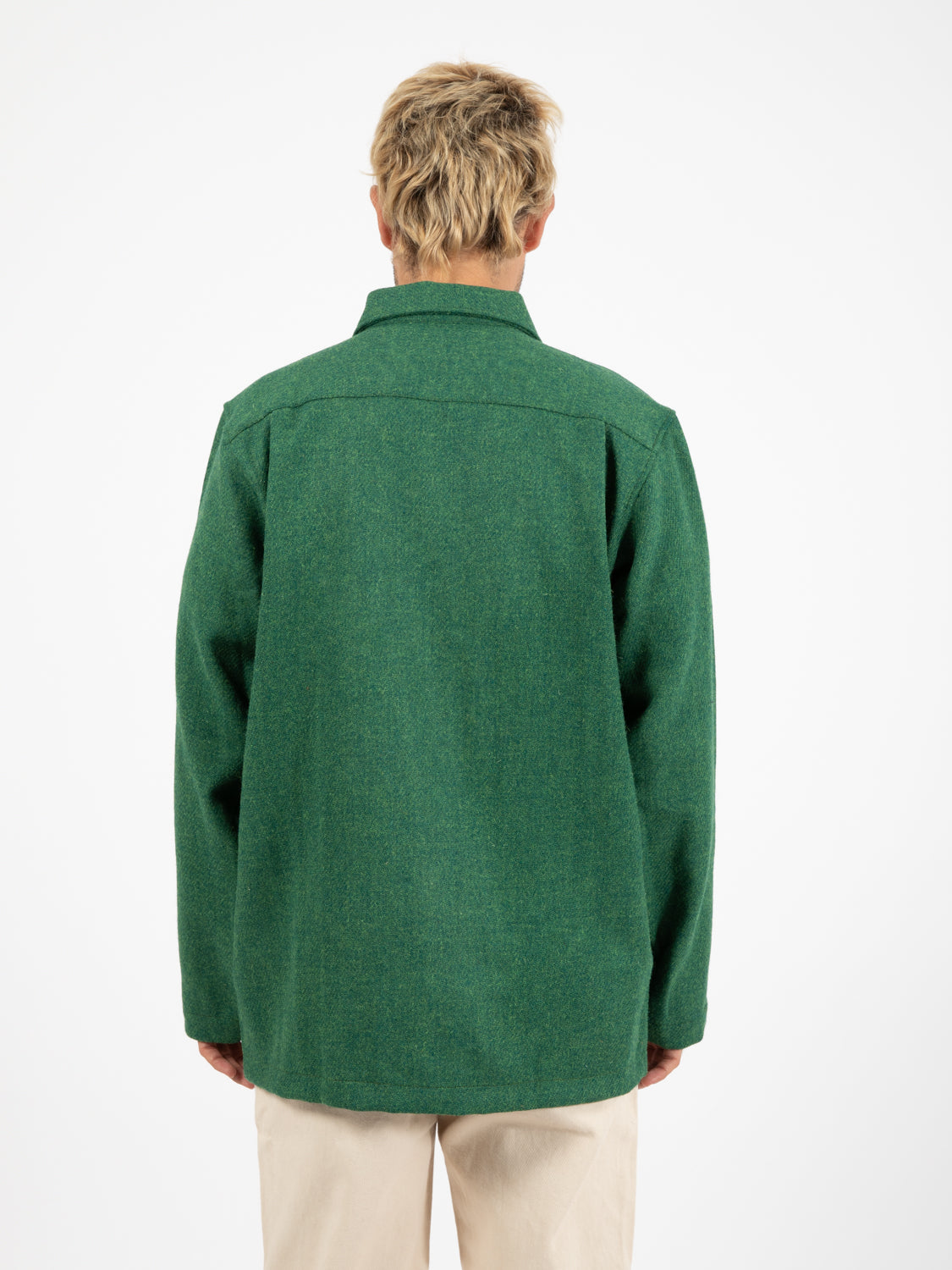 Easy over jacket green overshirt