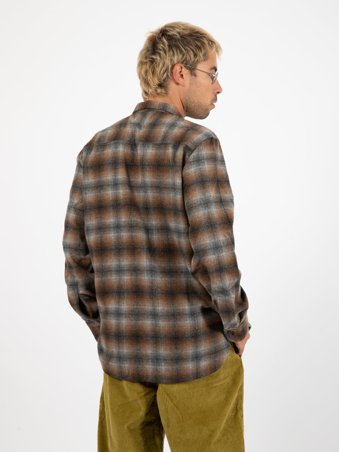 Sovracamicia work shirt brown check