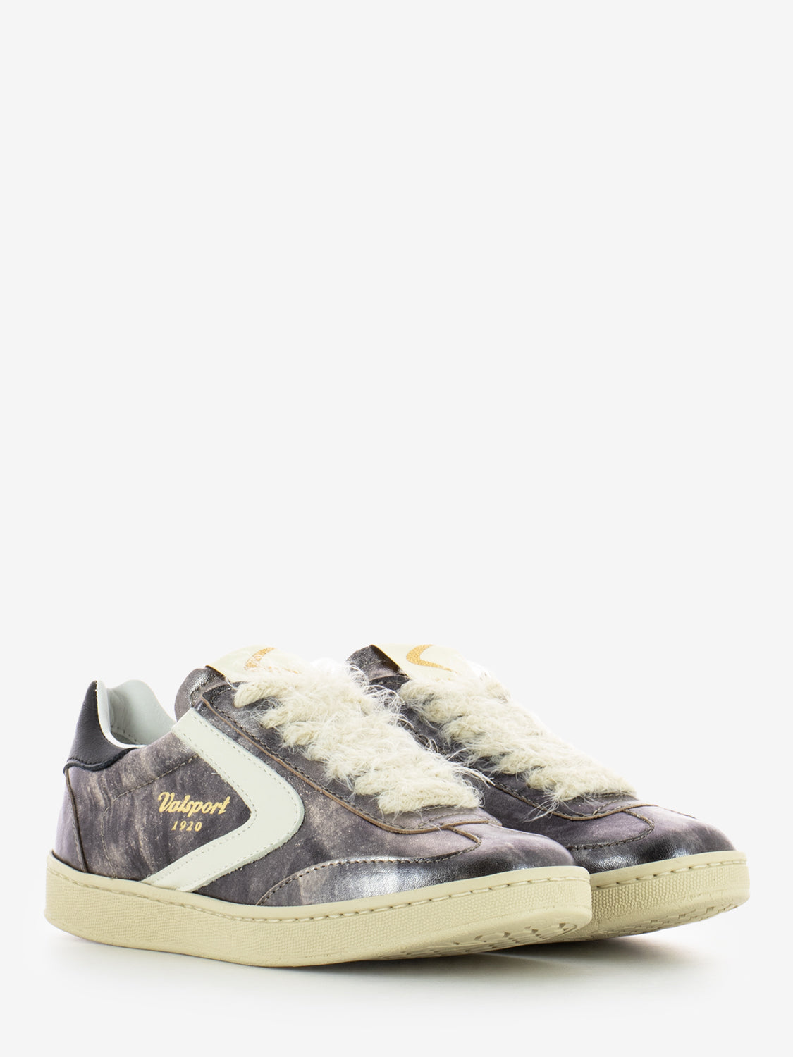 Olimpia con laccio pelliccia metal taupe