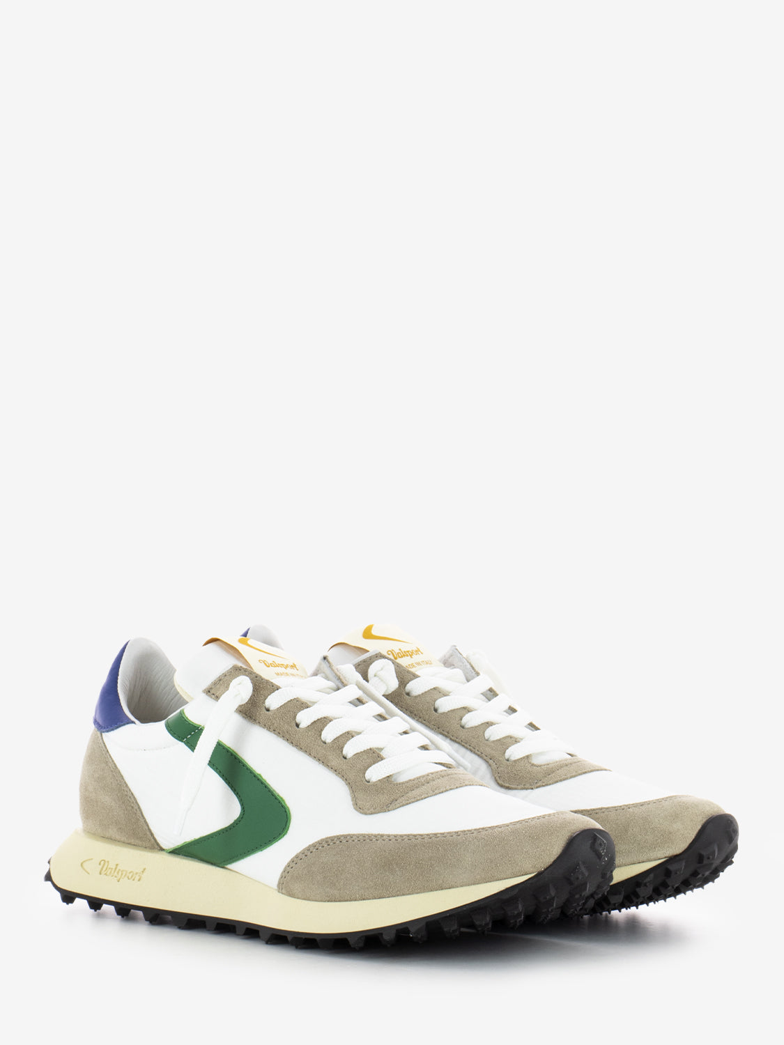 Sneakers Run ripstop white / green / blue