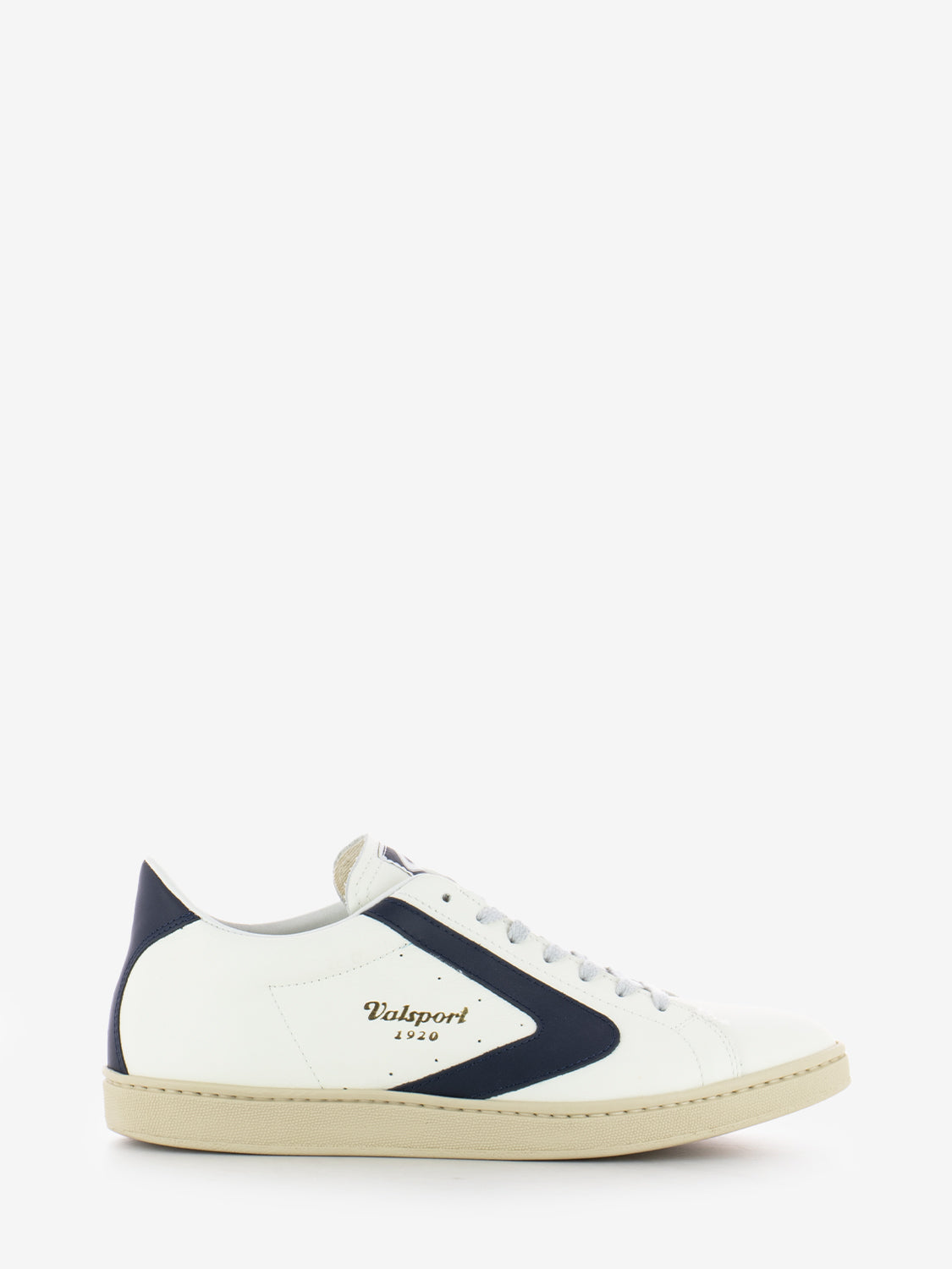 Tournament classic leather white / blue sneakers