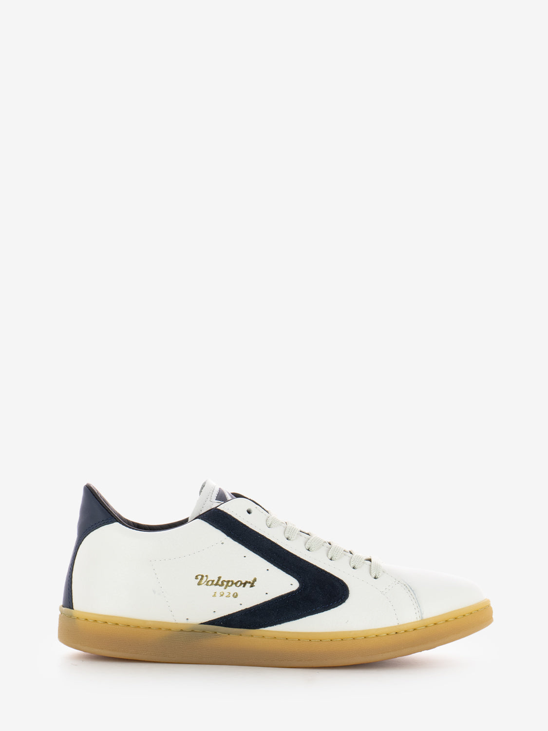Tournament Sneakers in White / Blue Leather