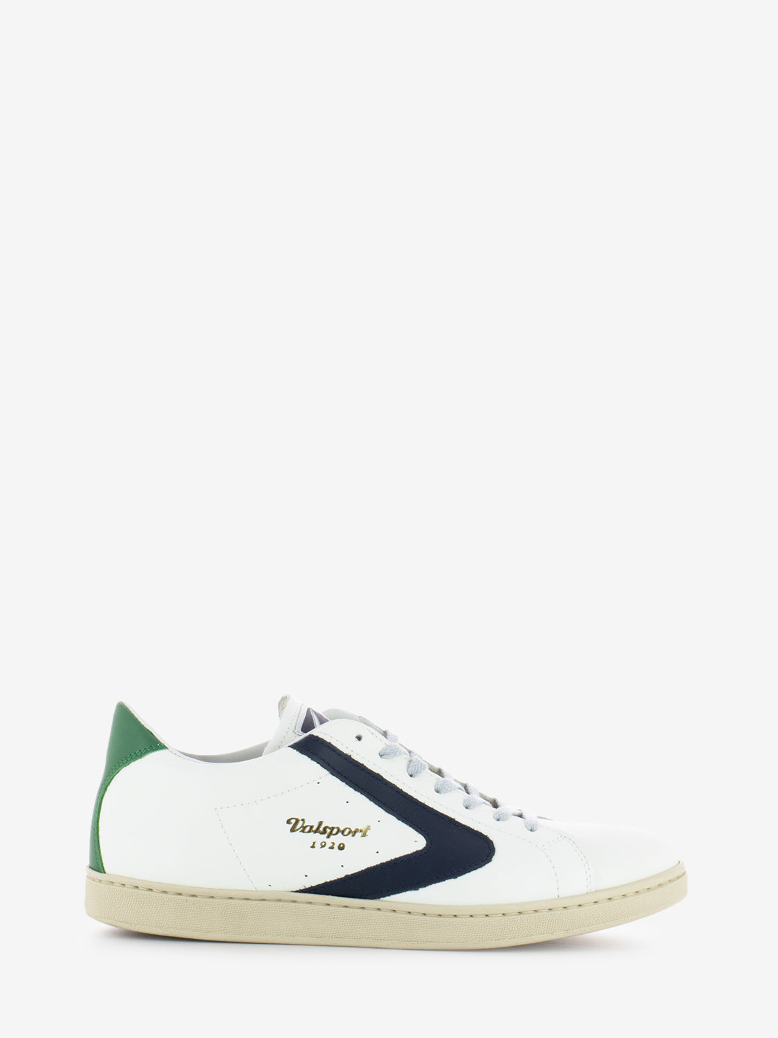 Tournament nappa sneakers white / blue / green