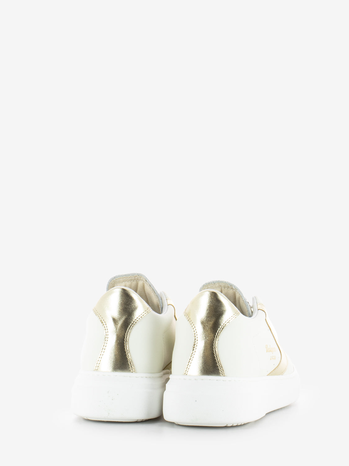 Sneakers Tournament nappa bianco / oro