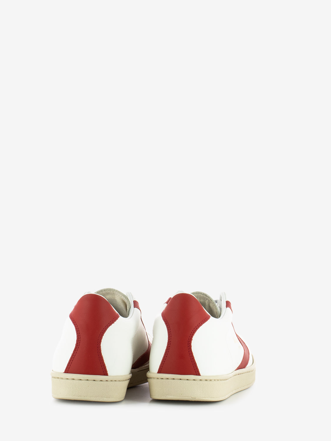 Tournament sneakers white red nappa leather