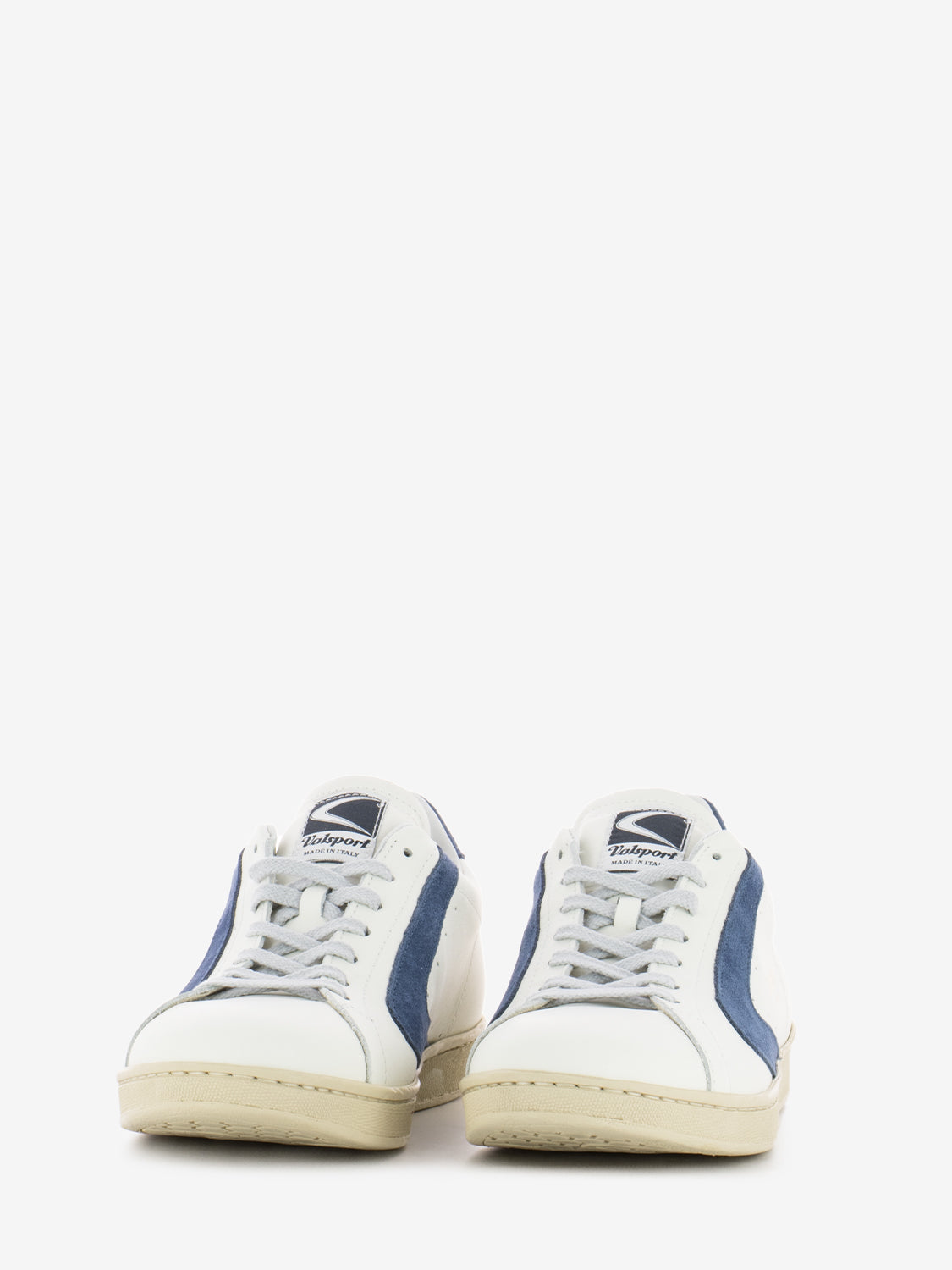 Tournament sneakers in white / baltic nappa and suede