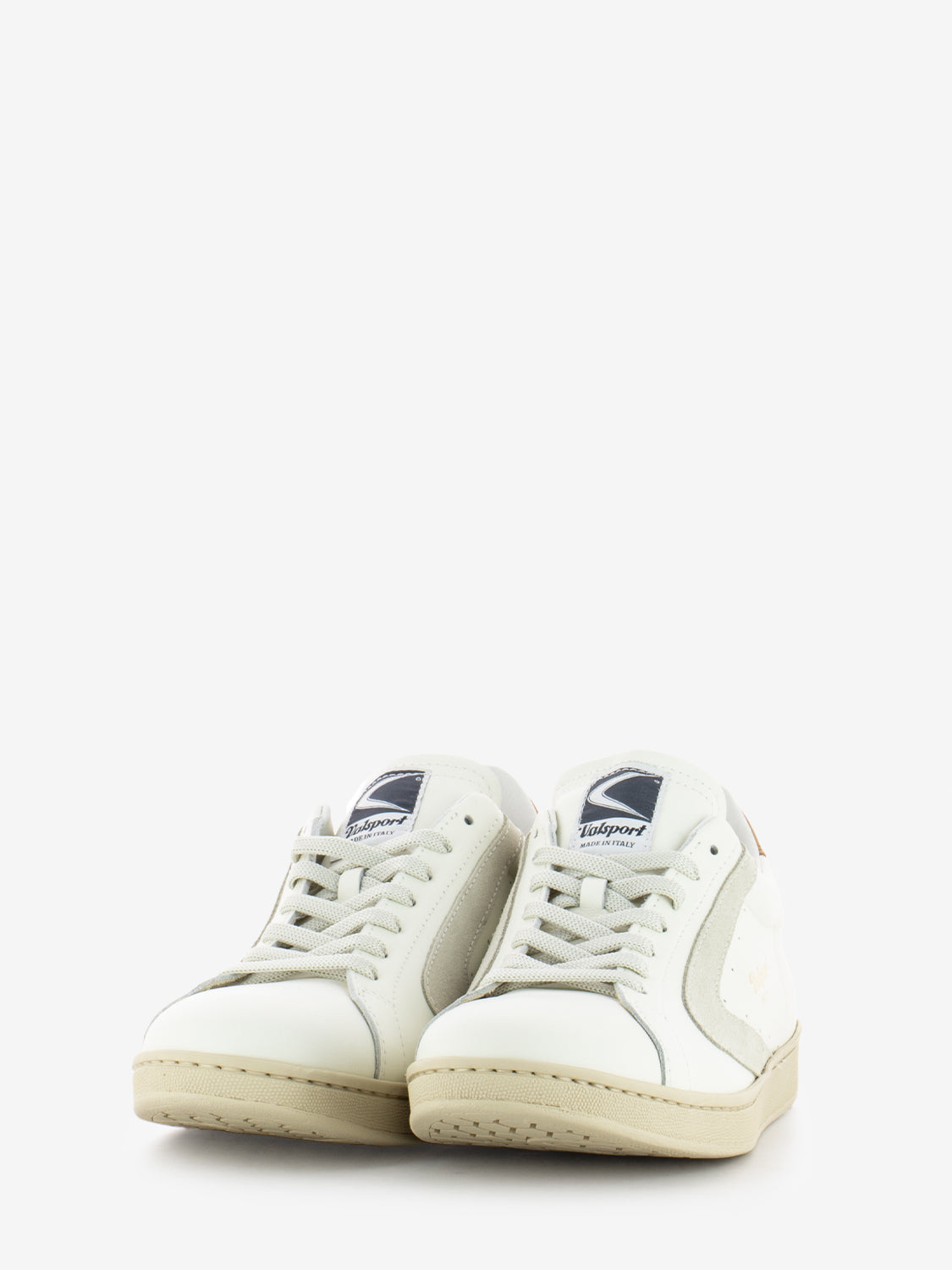 Tournament classic metal leather white / cream / cognac