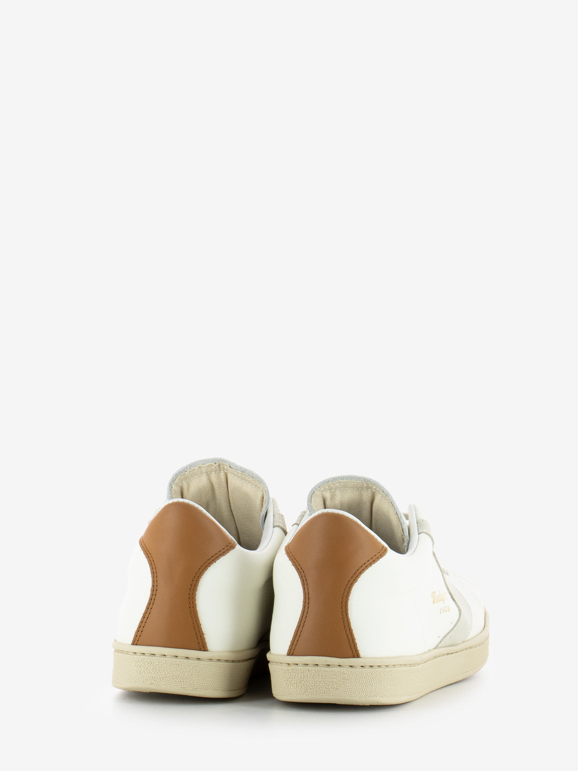 Tournament classic metal leather white / cream / cognac