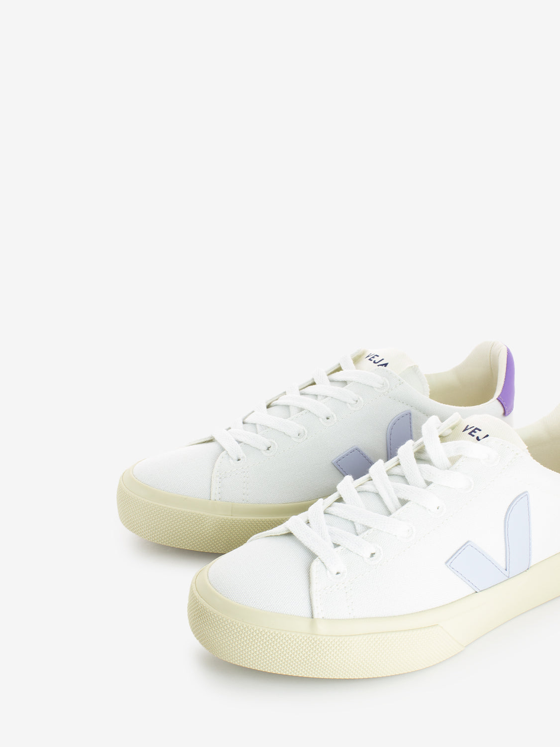 Campo canvas white / swan / lavande
