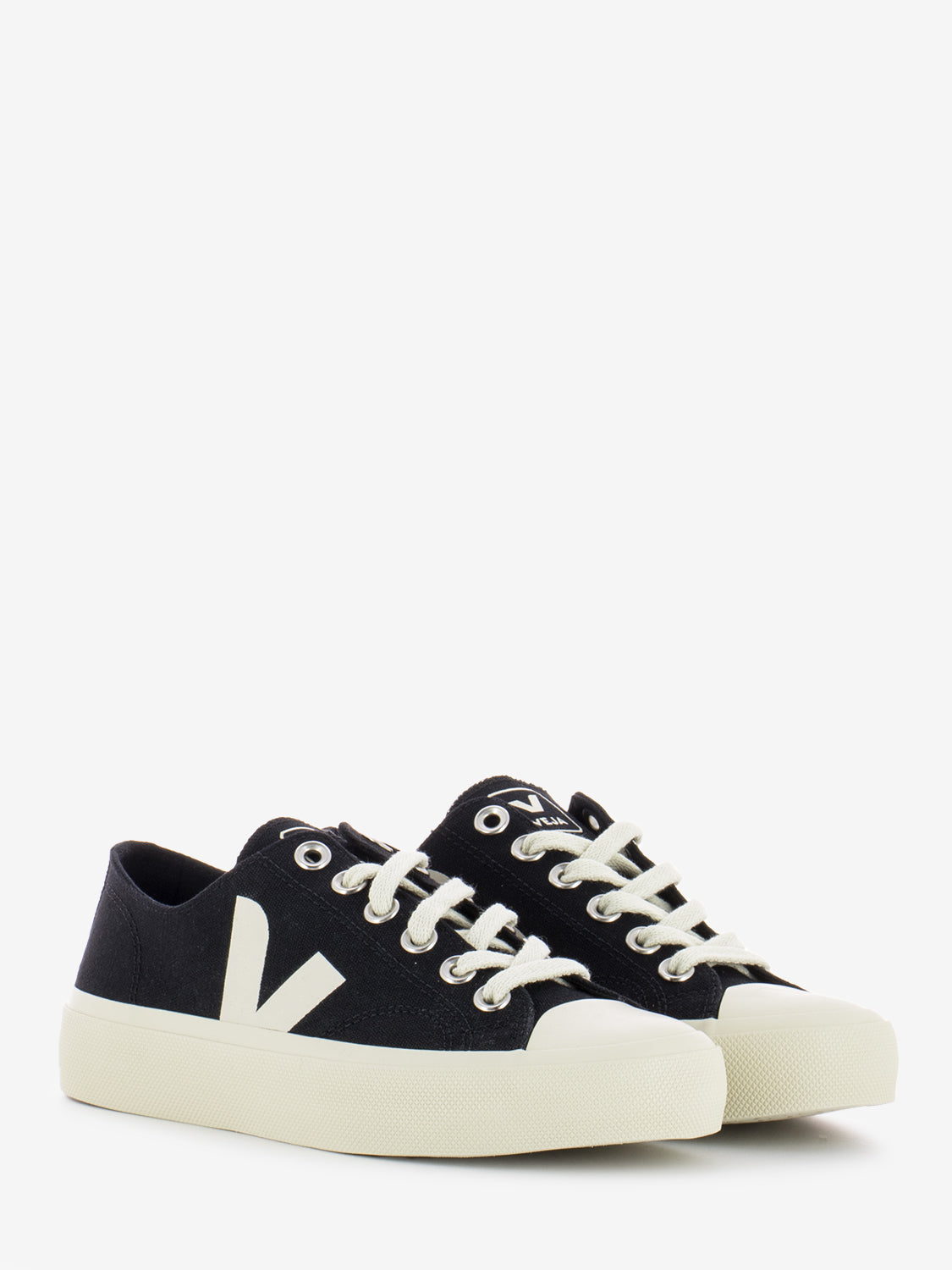 Wata II low canvas black / pierre