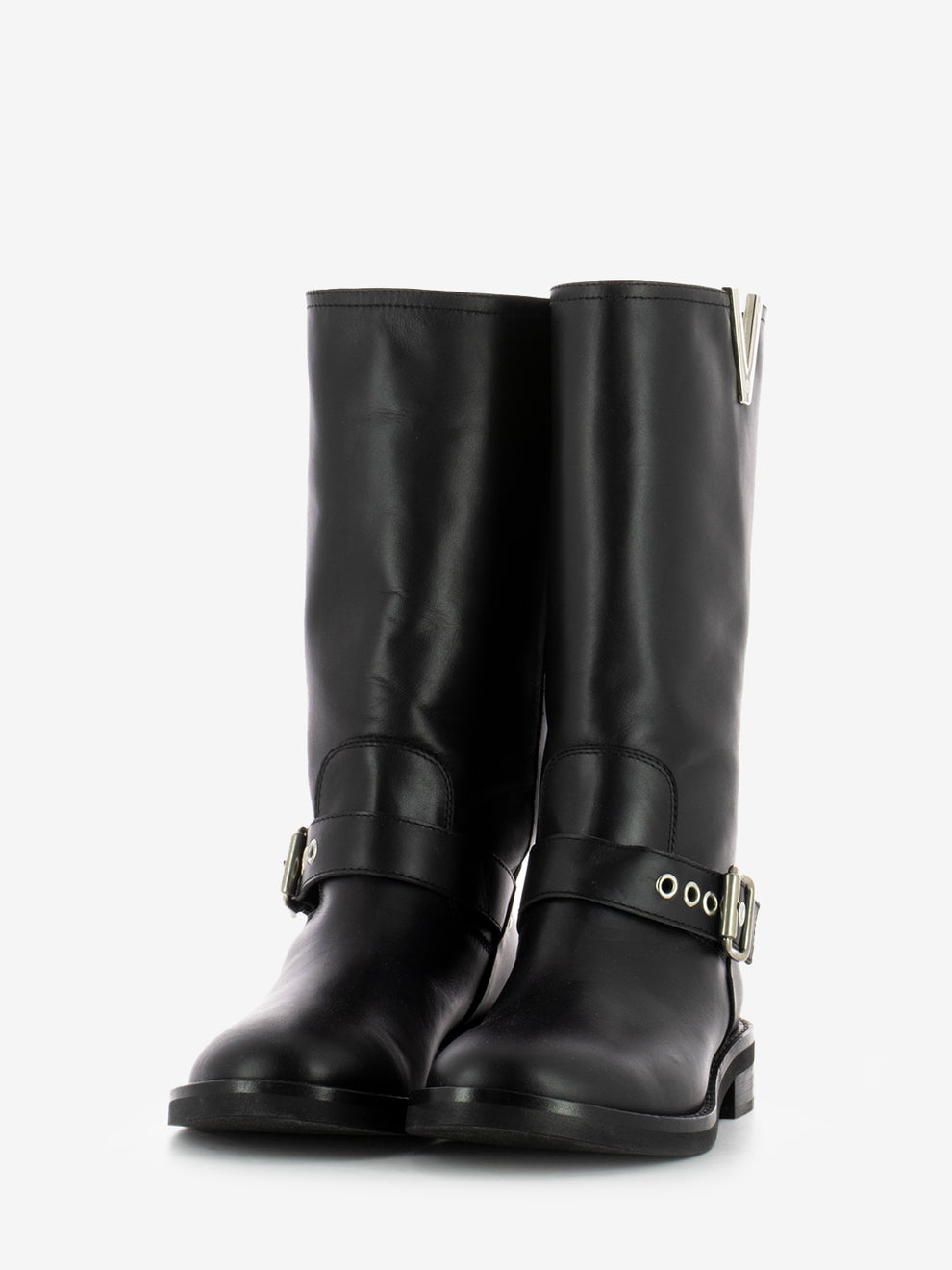 Biker Malibu 3/4 nickel nero