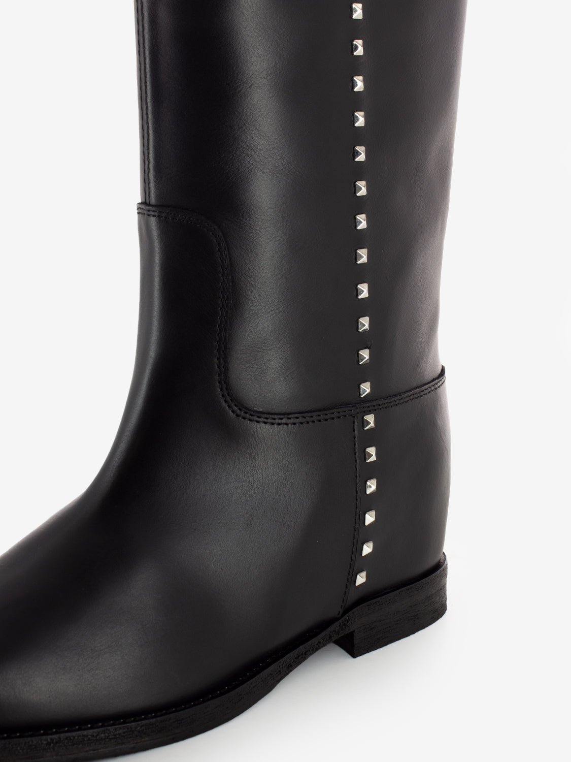 Stivali Malibu con borchie nero
