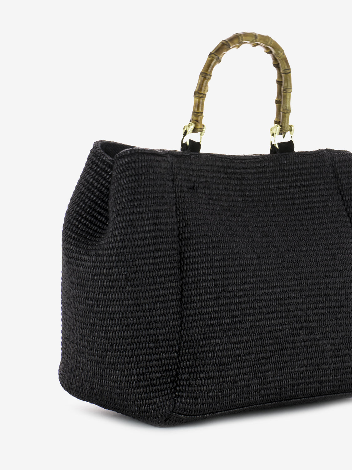 Borsa a mano Giava Trim nera