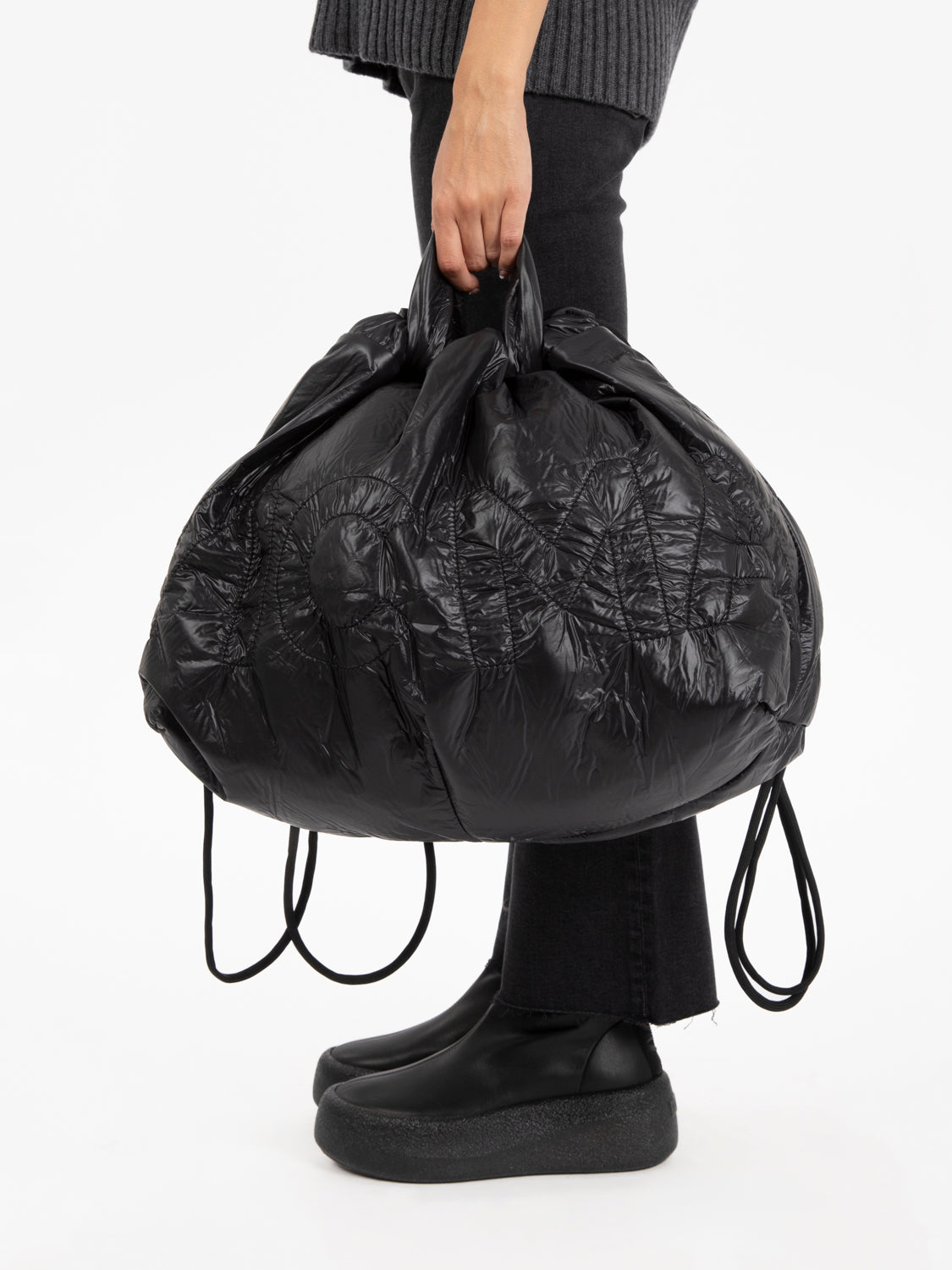 Borsa Paddington in nylon nera