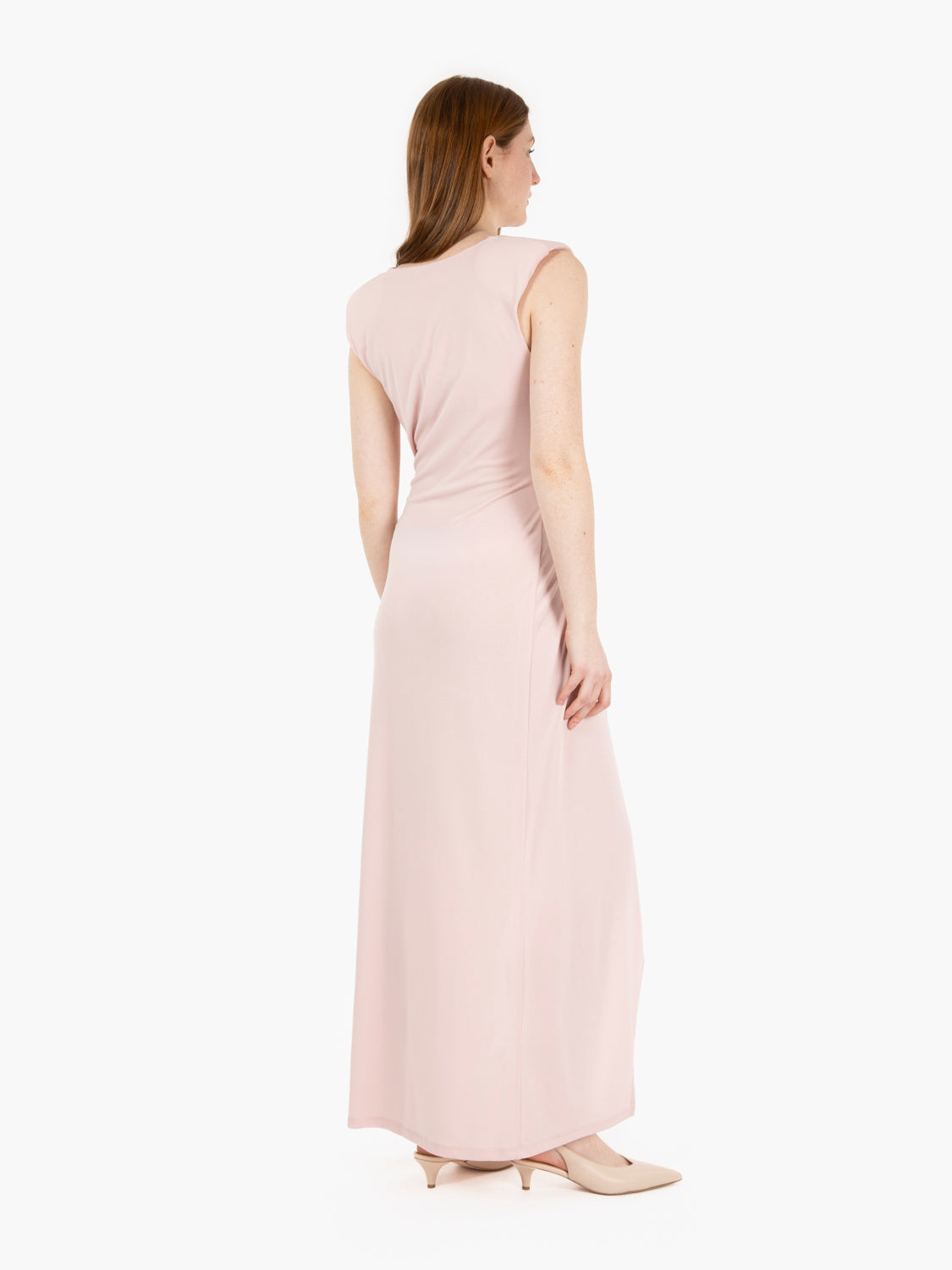 Abito senza maniche rosa